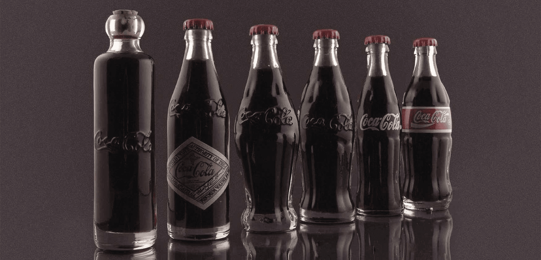 coca cola bottles over the years