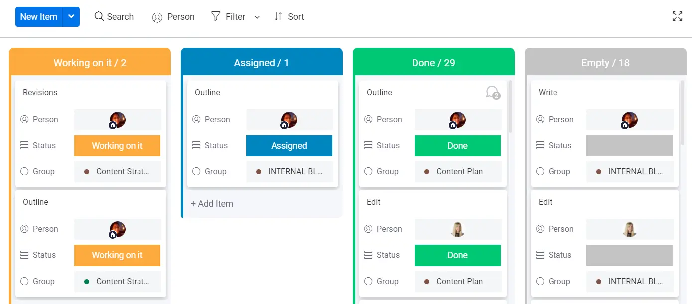 Trello Publishing Schedule Management